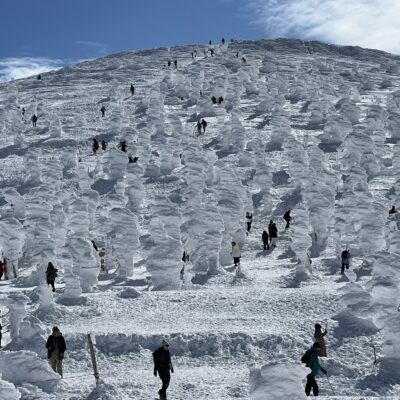 蔵王で樹氷と180度のパノラマを堪能！　2024.2.10